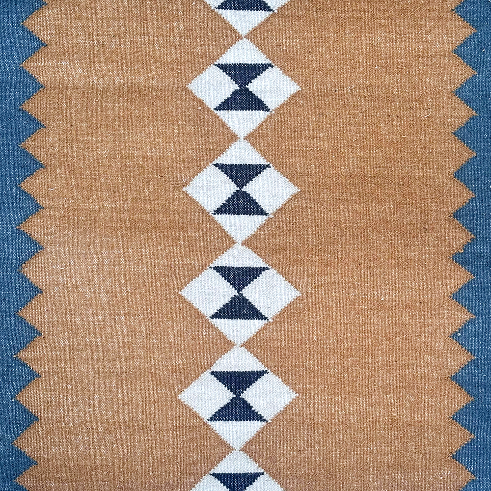 Handcrafted Wool Multicolor Vintage Dhurrie For Home